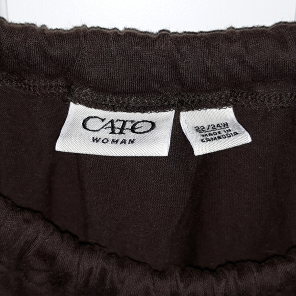 💥2/$10 bundle Cato dark brown tank size 22/24 - Picture 3 of 3